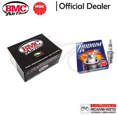 FILTRO ARIA BMC YAMAHA YZF R1 1998/2001 + 4 CANDELE IRIDIUM NGK Foto 1 de 4