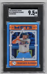 Francisco Alvarez 2023 Bowman Chrome Ascensions Insert RC #BA-10 SGC 9.5 - Picture 1 of 2