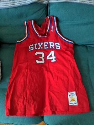 Vintage Charles Barkley Sixers Jersey Mitchell & Ness 86-87 Hardwood Classics 60 - Image 1 of 3