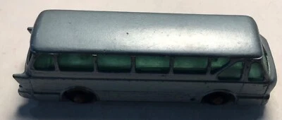 复古 1961 年火柴盒 Lesney No40 Leyland Royal Tiger Coach 灰色英国制造 — 第 1/4 张图片