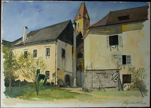 Kurt REGSCHEK (1923-2005) Spitz an der Donau - Wachau. - Picture 1 of 10