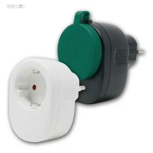 WiFi Steckdose für Innen & Außen, Smart Wlan Funk Ansteuerung fernbedienbar Home - Bild 1 von 8