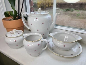 Seltmann Weiden-K Bavaria Rose Tee Servier Set 23033 - Bild 1 von 17