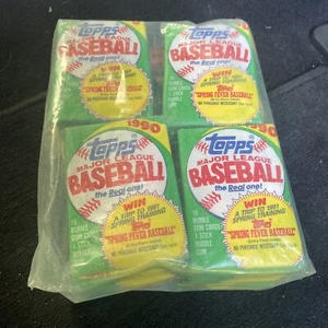 36 paquetes de cera de tarjetas de béisbol Topps 1990 sin abrir - Imagen 1 de 3