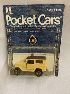 Vintage Tonics Land Cruiser Beige Color Pocket Cars - Picture 1 of 3