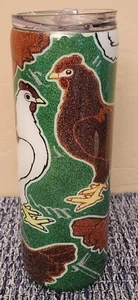 20oz Glitter Chicken Tumbler - Picture 1 of 5