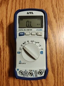 SOLO MULTÍMETRO DIGITAL UEi UTLDM2 USADO, ¡SIN ESTUCHE! - Imagen 1 de 2