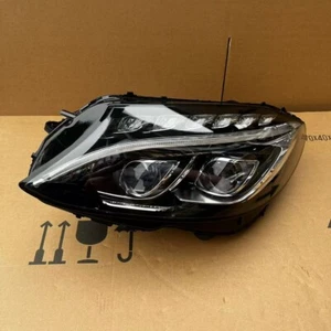 Mercedes Benz W205 C180 C200 C63 Left EU LED Headlight 2013-2019 - Picture 1 of 12