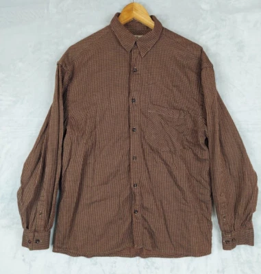 Horny Toad Shirt Mens Large Long Sleeve Twisted Stripes Casual Button Up Pocket - Image 1 of 4