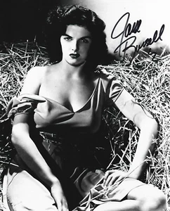 MOVIE LEGEND JANE RUSSELL SIGNED 8X10 THE OUTLAW RIO MCDONALD HAYSTACK HOT! - Picture 1 of 1
