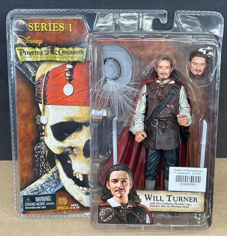 PIRATES OF THE CARIBBEAN CURSE BLACK PEARL SERIES 1 WILL TURNER NECA REEL TOYS Cover