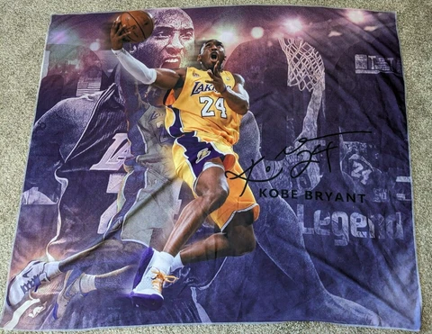 Kobe Bryant Legend Flag 50" x 57"  Black Mamba Mancave Banner NBA #24 Cover