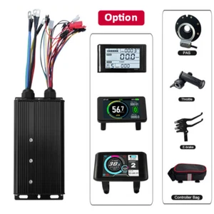 E-bike Square Wave Brushless Controller 48V 72V 80A with LCD Display Kits ACUS - Picture 1 of 19