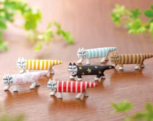 Lisa Larson Pequeña Estatuilla Miniatura Juguete Mikey 6 Colores Juego de 6 Fuera de Uso Difícil de Encontrar - Imagen 1 de 4