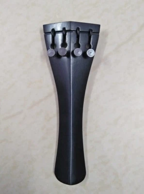 Violin Tailpiece Ebony wood Hill Model BUILT IN PUSH ADJUSTER best quality 4/4 - Image 1 of 4
