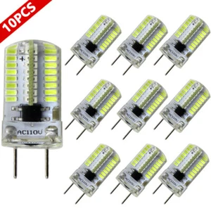 10Pcs G8 LED bulb T5 64-3014SMD Silicone Lamp White 3W AC 110V - Picture 1 of 9