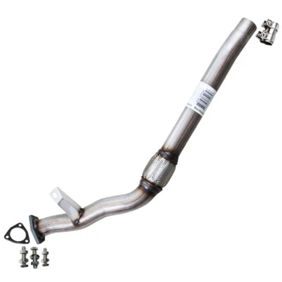 G1N Stainles Steel Direct fit Front Flex Pipe fits 20052009 Audi A4 Quattro 20T Foto 1 de 4