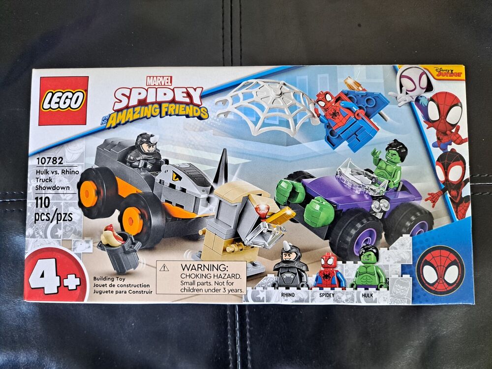 LEGO Spider-Man: Hulk vs. Rhino Truck Showdown (10782)