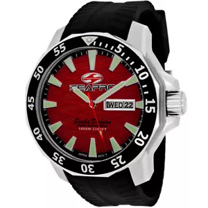 Seapro Men's Scuba Dragon Diver Limited Edition 1000 Meters Red Dial Watch - - Picture 1 of 1