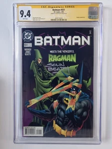 DC Batman #551 1998 CGC SS 9,4 John Beatty páginas blancas sin circular - Imagen 1 de 2