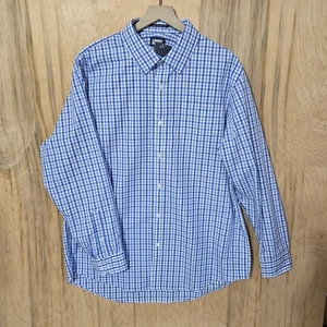 Nueva Camisa Lands End Para Hombres Talla XL 17-17.5 Tela Ancha Sin Arrugas Ajuste Tradicional - Imagen 1 de 17
