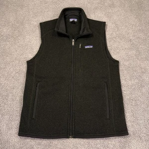 Patagonia Better Sweater Weste Herren Medium schwarz Full Zip Fleece Outdoor Wandern - Bild 1 von 10