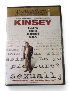 KINSEY Let's Talk About Sex Laura Linney Liam Neeson Drama DVD Sealed - Picture 1 of 3
