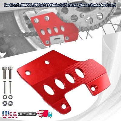 For Honda XR650L 1993-2025 CNC REAR BACK DRIVE CHAIN GUARD GUIDE COVER CAP - Image 1 of 4
