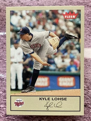 Fleer Tradition 2005 espalda gris Kyle Lohse #231 Minnesota Twins Foto 1 de 2