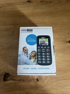 Maxcom Comfort MM428 Dual SIM Seniorenhandy, Schwarz - Bild 1 von 2