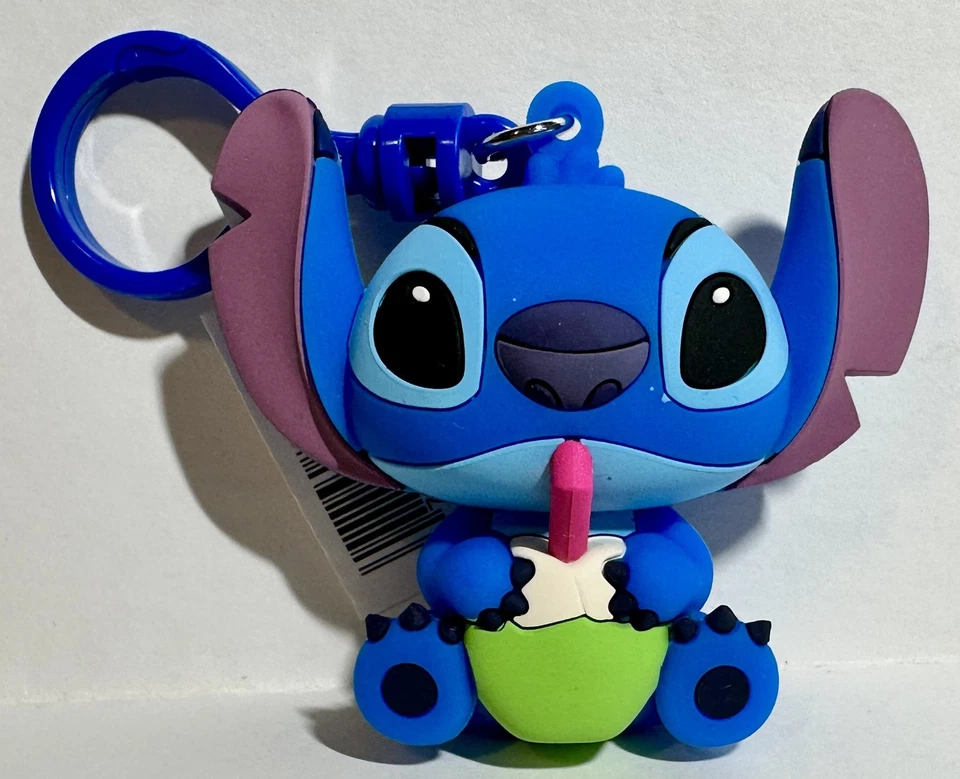 STITCH with Coconut Drink Disney Collectible Bag Clip Blind Bag Series 7 CHASE