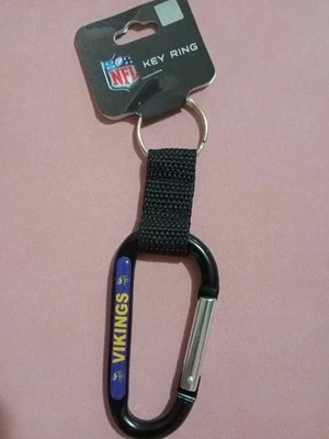 NFL Vikings Key Ring New Carbineer - Image 1 of 4