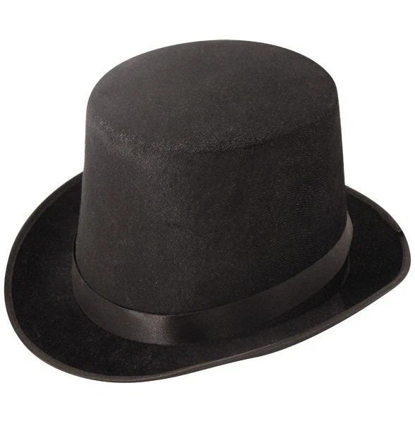 Victorian Top Hat Fancy Dress Ring Master Adults Penguin Gentleman Magician 1920 - Image 1 of 1