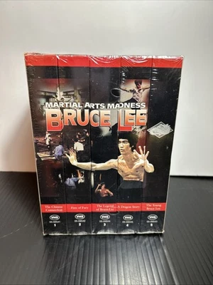 MARTIAL ARTS MADNESS BRUCE LEE VHS (NEW/SEALED) NEVER OPENED PLASTIC SEALED - Image 1 of 4