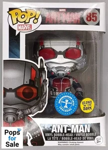 85 Ant-Man - Glow - Marvel Ant-Man - Box Damaged Funko POP - Foto 1 di 3
