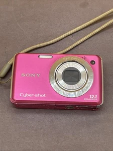 Vintage Sony Cyber-shot DSC-W220 Pink Digital Camera 12.1MP! - Picture 1 of 6