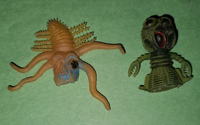 Vintage Lot of 2 Rubber Uglies Ugly Monster Jigglers Hong Kong Iris & Ben - Image 1 of 4