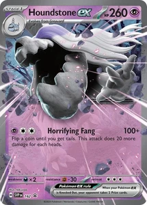 Pokemon Scarlet & Violet Promo Houndstone ex 162 Holo Card - Picture 1 of 1