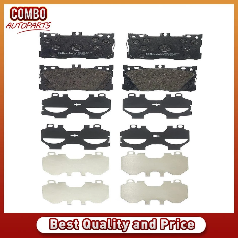 Juego de pastillas de freno de disco delanteras para Mercedes-Benz C43 AMG 2017-2019 Foto 1 de 2