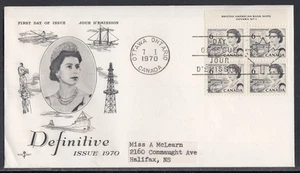 Canada Scott 460 UR Pl Negro Rosa Artesanía FDC - 1967-73 Centenario Edición Definitiva - Imagen 1 de 1