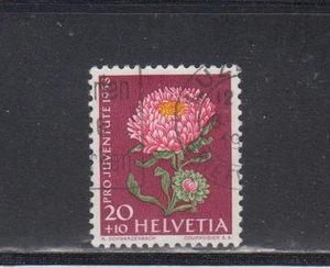 SWITZERLAND : 1958 - USED - SCOTT # B279   SEMI-POSTAL  FLOWERS - Picture 1 of 1