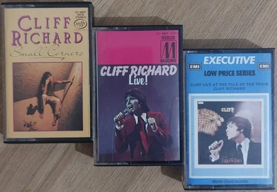 3 x CLIFF RICHARD Albums: LIVE! SMALL CORNERS CLIFF LIVE AT THE TALK OF THE TOWN Foto 1 de 4