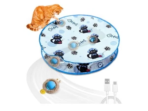 Interaktives Katzenspielzeug für Indoor Katzen Automatisch Bewegungsaktiviert Beweglicher Ball - Bild 1 von 9