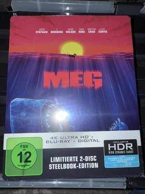 MEG (Jason Statham, Li Bingbing) 4K Ultra HD + Blu-ray Disc, Steelbook NEU+OVP - Bild 1 von 2