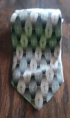 Alas de Águila Para Hombres Corbata de Cuello Iglesia Cruz Pastor Clérigo Clérigo Diácono Religión Foto 1 de 4