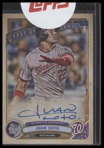 Topps Gypsy Queen Gypsy Queen 2019 intercambio automático de logotipo Juan Soto #GQA-JS 89/99 - Imagen 1 de 2
