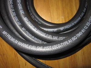 5/8" ID Type A1 Marine Fuel Line Hose MPI Premium 7840-A1 Sold By The Foot - Bild 1 von 2