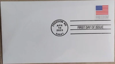 US Flag: Freedom. First Day Cover. Coil Stamp. sal's stamp store. - Image 1 of 2