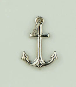 Sterling Silver Anchor Pendant 925 - Picture 1 of 3
