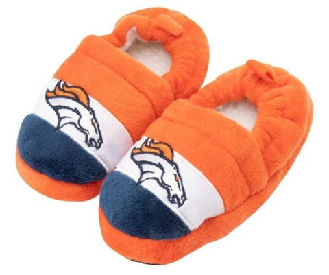 Denver Broncos NFL Toddler / Youth Boys' Aline Color Block Slippers: M-XL Cover